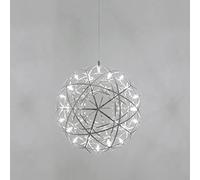 JQQJZLC LED Pendant LUMIÈRE Chrome Lampe DE Place, Feuille DANSION DE PEUILLE Sputnik SMELLEMENT LECHEUR DE PLAFICATION du PLAFIC