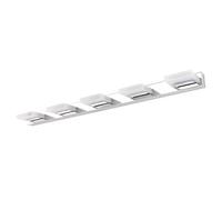 JQQJZLC Lumières de Miroir de Salle de Bain, lumière Avant Miroir en Acier Inoxydable Moderne avec tête de Lampe pivotante 360, 3000k Blanc Chaud, Miroir à LED Lumières pour Chambre à Coucher,