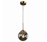 JQQJZLC Lustre, Lampe, Lustre en Verre Antique Hauteur de Hauteur en Forme de klaxon ajusté E14 Round Office Kitchen Bedroom Utilisé pour l'hôtel, Le Restaurant, Le Couloir, Le Bar,
