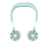 JQQJZLC Mini Le Mini Ventilateur Rechargeable Puissant Portable - accroché sur Le Cou muet Petit Mini-Poteau USB Ventilateur Portable Fan de Bureau de Bureau