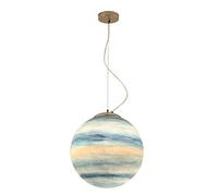 JQQJZLC MODIAL Pendant PRENDANT CRÉATIVE Planet PLAFICATION CHANDELER 1-Light ALIME pour Le SOIX DESSAGE des LA Lage DÉCORT