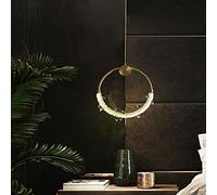 JQQJZLC Nordic Modern Iron Minimaliste Personnalisation Crystal Chandelier Chambre à Coucher Aisle Porche Light Porche Petite personnalité de Lustre