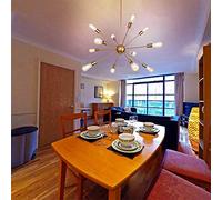 JQQJZLC Pendant Industriel Light Brackshed Metal Branch Chandelier Nordic Postmodern Style Lights E27 Bulbe Hanging Light for Kitchen Dining Room Living Room (Color12-Lights)
