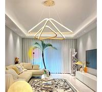 JQQJZLC Pendre à Pendentif réglable irrégulier Chandelier en Fer en Fer 3000-6500K LED Lampe Suspendue à Suspension Minimaliste Décoration d'éclairage d'éclairage adapté à la Barre de