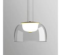 JQQJZLC Pendre en Verre Industriel Moderne Light Transparent Verre Nostalgie Chandelier pour escalier Pendant Lampe de Chambre