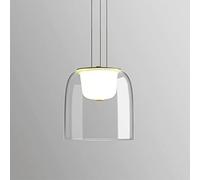 JQQJZLC Pendre en Verre Industriel Moderne Light Transparent Verre Nostalgie Chandelier pour escalier Pendant Lampe de Chambre