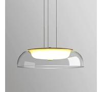 JQQJZLC Pendre en Verre Industriel Moderne Light Transparent Verre Nostalgie Chandelier pour escalier Pendant Lampe de Chambre