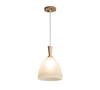 JQQJZLC Pendre en Verre Japonais Light E27 1-Light Wood Plafond Plafonnage Lampe de Cuisine îlot de Salle à Manger Alivable Lithinage Aliminable Glour Restaurant Lampe Nordic ins Nordic Ins Habit