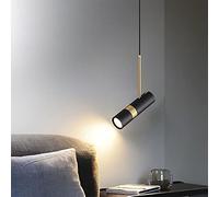 JQQJZLC Pendre Minimaliste Light Light Chandelier Chandelier Creative Creative Modern Bedside Lecture Lampe Simple Longe Nordic Nordic Bar SME SPOIGHT