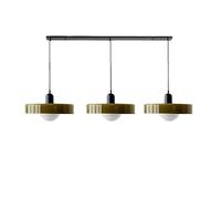 JQQJZLC Pendre Moderne du Milieu du siècle 3 Light Vintage Vert Vert Suspendu plafonnier Light Farmhouse Room Chandelier sur la Table Linaire Lithin Island Lighting pour la Chambre à Coucher