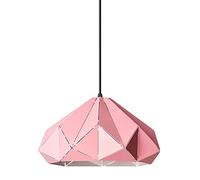 JQQJZLC Pendre Moderne Light Géométrique Métal Suspendu Art INDUSTRAL Metal Restaurant Éclairage Aménagement de Plafond Light Chandelier pour la Maison, Magasin d'éclairage de Magasin Pink Made en
