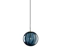 JQQJZLC Personnalité de la Lampe Suspendue en Verre sphérique Moderne Roman Pendentif décoré Clair Clair Clair de Verre Clair