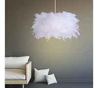 JQQJZLC Petite Pendentif en Plumes, Lustre de Chambre à Coucher Plume Moderne Romantique, Arme de Plume à la Lampe décorative Plafond pour Chambre à Coucher pour la Chambre à la Maison