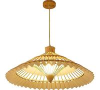 JQQJZLC Plafonnage en Bois rétro de Style Japonais, lustres à tirets parapluies créatifs Vintage, Pendant de décoration de Maison E26, pour Le Restaurant de l'îlot de Cuisine de Chambre à Coucher