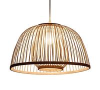 JQQJZLC Plafonnage tissé à la Main Lumière Pendentif tissé Industriel, 19,7 "Bohemian Roard Hanging Chandelier Lights Decorative for Kitchen Dining Room Foyer Chadow Lamphad