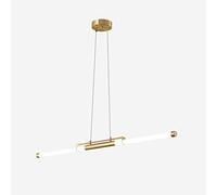 JQQJZLC Plafonnier, Lustre linéaire Lustre Lampe Cuisine îlot Pendentif éclairage Minimaliste d'éclairage de Suspension Minimaliste 3 lustres en Mode Couleur pour Chambre de Bureau de Salle à