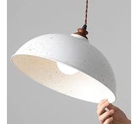 JQQJZLC Plaque de Plaque de Plafond de Lustre en Fer Industriel Blanc Moderne pour Le Salon Restaurant Loft Loft Art Persalgic Pendant Light