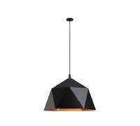 JQQJZLC Polygonal Pendant Light Nordic-Style Creative Creative Single -Head Chandelier Colored Metal Lamphhade rétro Industrial Style Drop Plafond Couvrette pour la Chambre à Coucher de l'îlot de