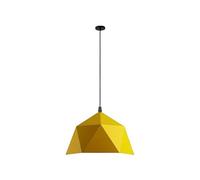 JQQJZLC Polygonal Pendant Light Nordic-Style Creative Creative Single -Head Chandelier Colored Metal Lamphhade rétro Industrial Style Drop Plafond Couvrette pour la Chambre à Coucher de l'îlot de