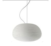 JQQJZLC Post Moderne Les Lampes minimalistes du Plafond personnalité de Lustre Nordique Lampes en Verre Filetage Blanc Nordique Salon de Chambre à Coucher Barre de Restaurants