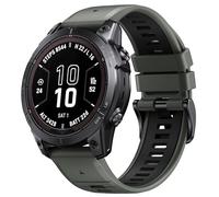 JQQJZLC Pour Fenix8 Band 22 mm Largeur Fenix 6 Strap pour Fenix 5 / Fenix 7 / Fenix 5 Plus/Fenix 6 Pro Soft Silicone Watch Band