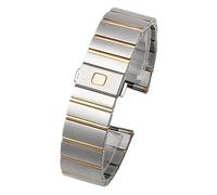 JQQJZLC Pour Omega Double Eagle Constellation Steel Watch Band en acier inoxydable Chaîne Watch Chain 17 23 25 mm STRAP WORD
