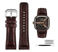 JQQJZLC Pour sept vendredis Q2 / 03 / M2 / M021 / T2 VING LETRAGNE CUIR VINTAGE STYLEDIESEL MEN SORGE COWHIDE STRAP 28M ACCESSOIRES DE BRACET