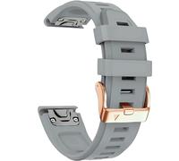 JQQJZLC Remplacement de la Bande de Surveillance de 20 mm pour Garmin Fenix 5s / 5s Plus / 6s / 7s / Instinct 2s / d2, Bracelet en Silicone Doux à Ajustement Rapide avec Boucle en Or Rose Accessoire