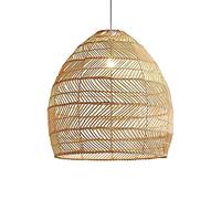 JQQJZLC Roard Lamp Pendant Light Rural Pastoral Lantern Creative Rattan Art Chandelier Vintage Chambre Dining Roard Suspendu Lampe à thé Japonais DÉCOR DÉCOR DE Cafe Cafe ÉCLAIR