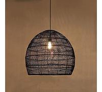 JQQJZLC Roard Lamp Pendant Light Rural Pastoral Lantern Creative Rattan Art Chandelier Vintage Chambre Dining Roard Suspendu Lampe à thé Japonais DÉCOR DÉCOR DE Cafe Cafe ÉCLAIR