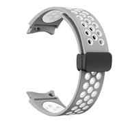 JQQJZLC Sangle de silicone de 20 mm pour Samsung Galaxy Watch 6 Classic 43 47 mm 5pro 45 mm Breather No Gaps Buckle Watch 7 6 5 4 40 mm 44 mm Bands