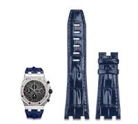 JQQJZLC Sangle en cuir importée de 28 mm pour AP pour Audemars Piguet 42 mm pour les accessoires de bande de montre Royal Oak Offshore Pin Boucle 15710/15703