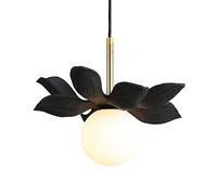 JQQJZLC Sculpture de Luxe légère Lustre en Verre créatif en Verre Pendant Clair lit de Chevet Simple Fleur Lustre Nordique Restaurant Barre arrière plafonnier Plafond plafonnier Lampe intéressante