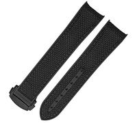 JQQJZLC Slicon de montre en caoutchouc en nylon pour Omega Seahorse 300 Quarter Orange Ocean Universe 600 Black Grey 20mm 22 mm Watch Band (couleur: vert violet, taille: 22 mm)