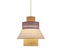 JQQJZLC STOCIAL Retro Japonais E27 Pendant DE CHANDELER
