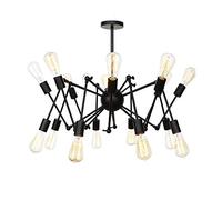 JQQJZLC Style Vintage Chandelier DE Vent Industriel