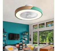 JQQJZLC Ventilateur de Celing avec éclairage à 6 Vitesses de Plafond silencieuse et Moderne avec des lumières et Un Moteur à Distance de Courant à Distance à Distance, Un Lustre de Ventilateur de