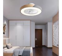 JQQJZLC Ventilateur de Celing avec éclairage à 6 Vitesses de Plafond silencieuse et Moderne avec des lumières et Un Moteur à Distance de Courant à Distance à Distance, Un Lustre de Ventilateur de