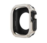 JQQJZLC WatchCase for Watch Ultra Cover 49 mm 40mm 41mm 44mm 45 mm 42 mm 38 mm Shell Anti-Fall Iwatch Series 9 8 7 6 5 4 SE 3 2 Watch Case (Starlight, 49mm)