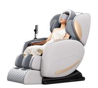 JQslycdmv Fauteuil De Massage Intelligent Zéro Gravité, Plusieurs Programmes De Massage Chaise Longue Soft Home Améliorer La Qualité De Vie avec L'écran Tactile Loisirs Seniors(Gray)
