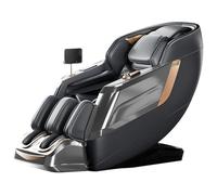 JQslycdmv Massage Chair, Professional Shoulder Neck Waist and Hip Massage Hot Compress Function Foot Roller Scraping Recommended for People Who Sit for A Long Time in The Office(Gray)