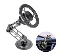 JQTOP Support de voiture Magsafe, support de téléphone ultra magnétique pour voitures, support universel pour tableau de bord pour iPhone 15 Pro Max Mini 14 13 12, compatible avec la coque Magsafe,