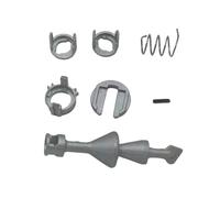 JQUAL Kit de réparation de Cylindre de Serrure de Porte Avant Gauche pour BMW E90 E91 E92 E93 SÉRIE 3 51217162427