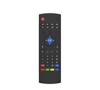 JQVDE Clavier MX3 Air Mouse à rétroéclairage Vocal, télécommande sans Fil 2,4 GHz avec Apprentissage Infrarouge, Compatible avec Les Box Smart TV Android X96 H96 Max(MX3 Voice)