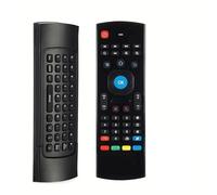 JQVDE Clavier sans Fil MX3 Air Mouse 2,4 GHz avec télécommande et Touches multimédia, Compatible avec Android TV Box, Smart TV, PC, Linux et Windows