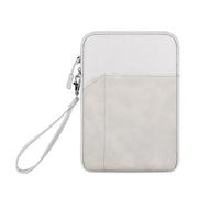 JQVDE Convient for la liseuse de Livres électroniques Kobo Aura One 7,8 Pouces, Housse de Protection, Sac intérieur en Peluche en Toile, étui de Protection Antichoc(Light Gray)