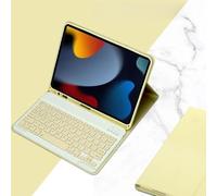 JQVDE Étui for Clavier for iPad 10,2" 9e 8e 7e génération, Housse for Tablette for iPad 10,2 Pouces/iPad Air 10,5" (3e génération)/iPad Pro 10,5 Pouces(ATCOM 3.0 BT,French Keyboard)