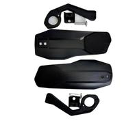 JQVDE Guidon adapté aux VTT, XC, Enduro, Endurance, vélos électriques et vélos de Descente. Protège Vos Mains.(HSB-Black)