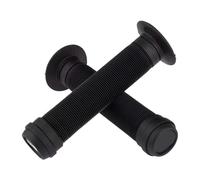 JQVDE Poignées VTT Longneck 15 cm, poignées de vélo de Route 22 mm, antidérapantes et Absorbant Les Chocs(ODI-Black)