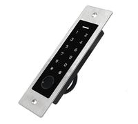 JQVDE Système de contrôle d'accès par Application Bluetooth, ouvre-Porte à Empreinte Digitale, Lecteur de Cartes, Prise en Charge de la passerelle WiFi, Clavier Tactile intégré(EF4-BT-tuya-M165)